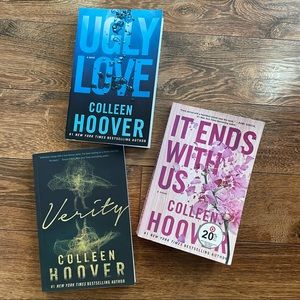 Colleen Hoover Book Bundle UGLY LOVE | VERITY | IT ENDS WITH US #booktok#romance